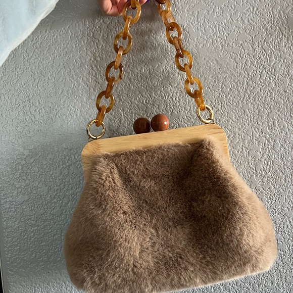 fuzzy shoulder bag - Picture 1 of 1